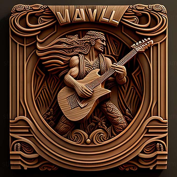 3D модель Игра Герой гитары Ван Хален (STL)